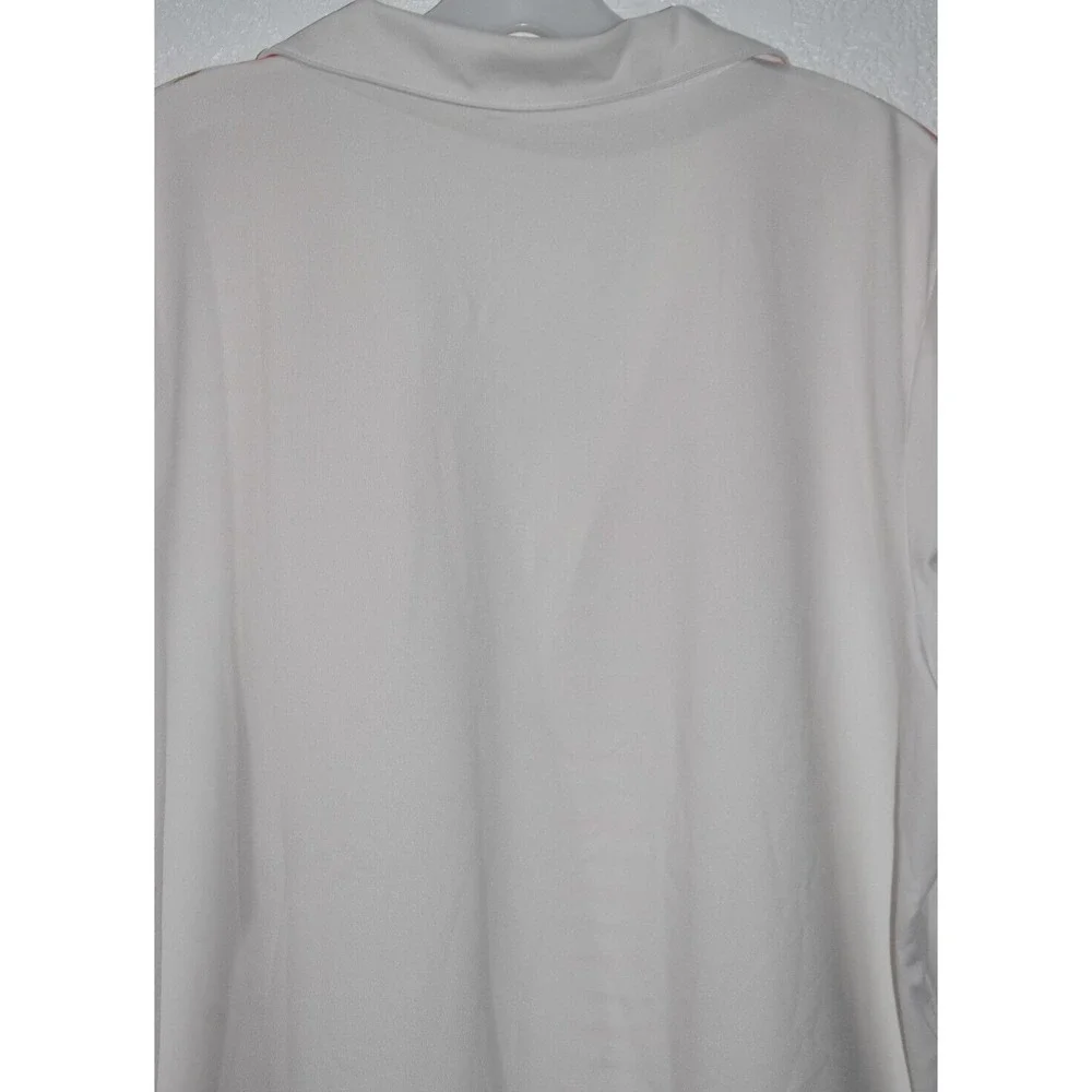 Chicos Zenergy Sz 3 (=XL) Activewear Shirt Stretch Stripe Top Short Slv Golf - Picture 16 of 16